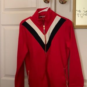 Red Tommy Hilfiger jacket
